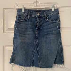 Mother Four Points Mini Fray Skirt in Gypsy - Size 25